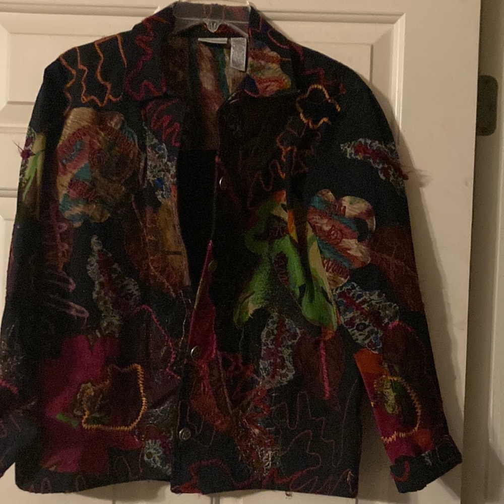 Chico’s (size 1) multi colored Jacket